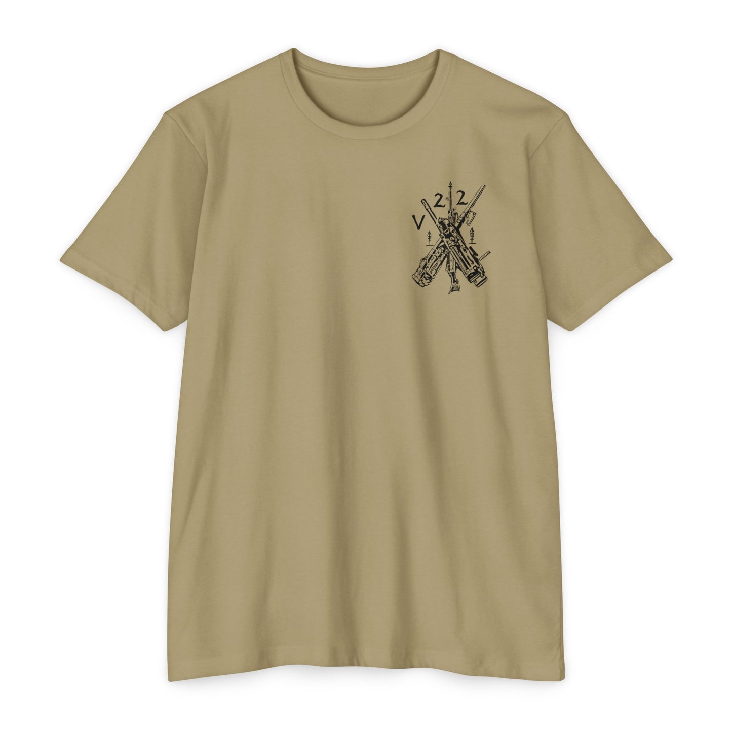 V22 heavy guns black shirt