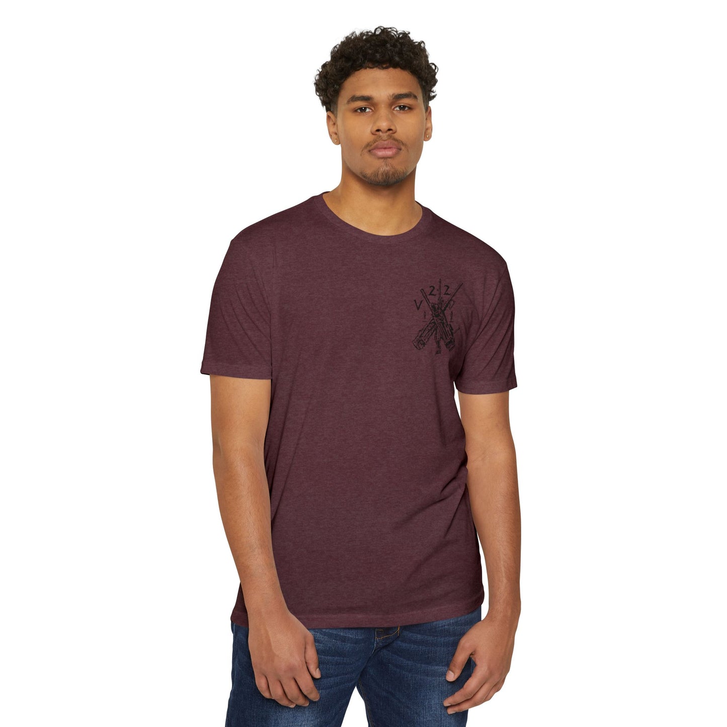 V22 heavy guns black shirt