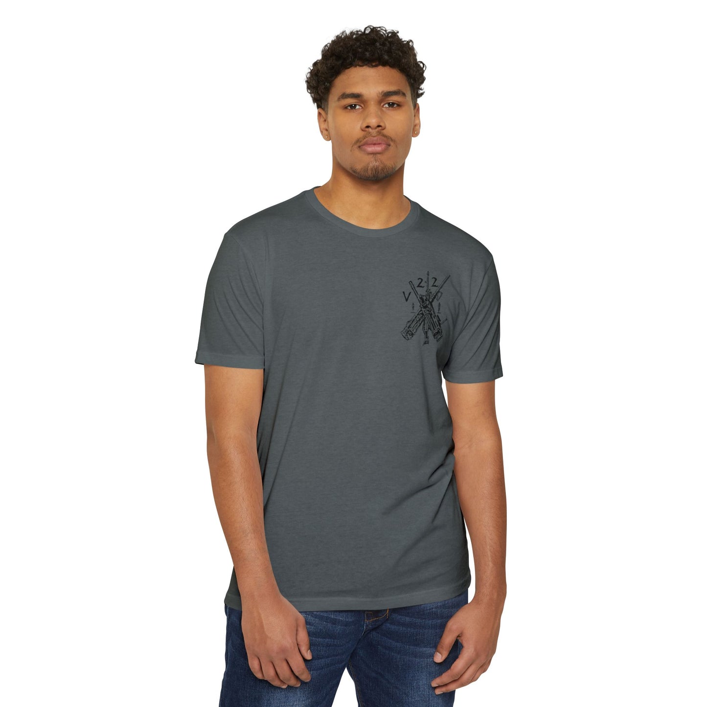 V22 heavy guns black shirt