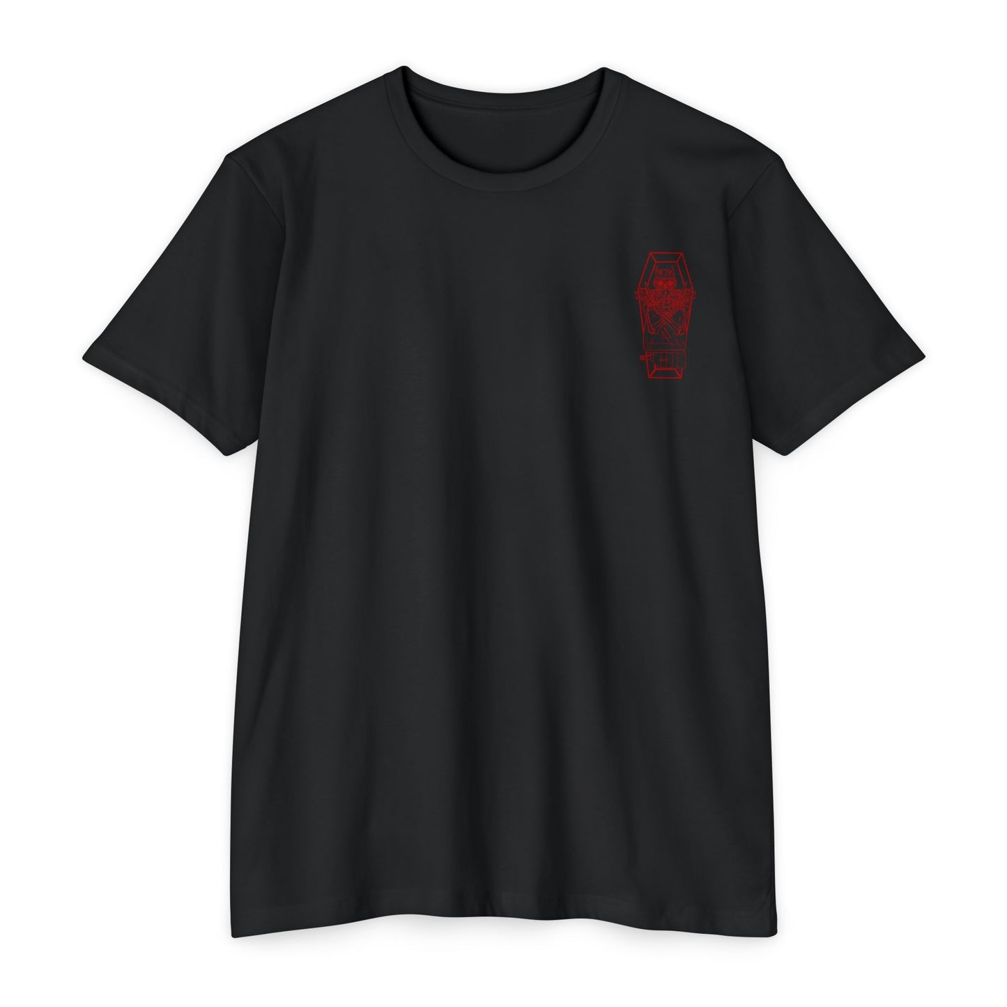 “DEMONS IN THE WATER” COFFIN ⚰️ Unisex CVC Jersey T-shirt