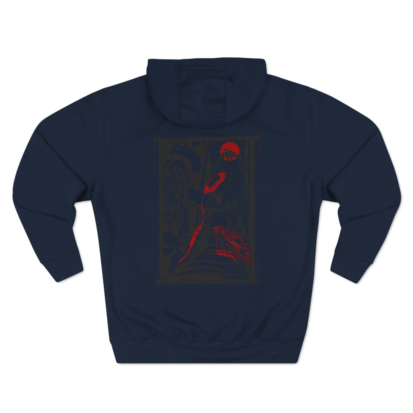 “HILL BILLY MEDICINE” Three-Panel Fleece Hoodie