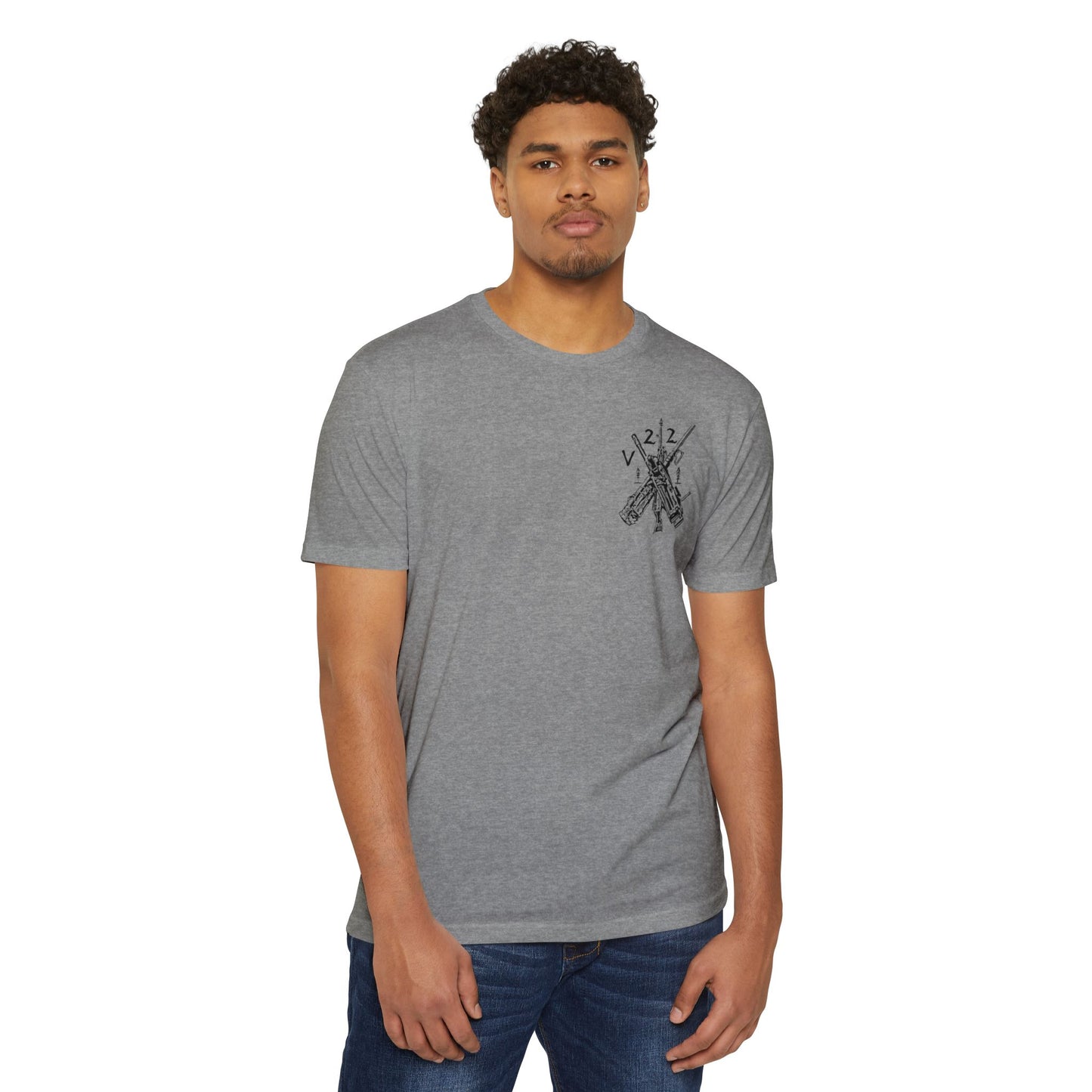 V22 heavy guns black shirt