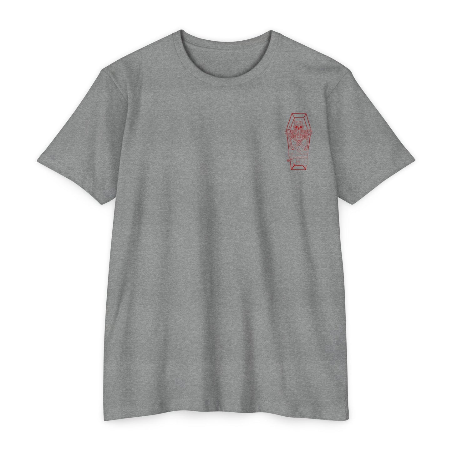 “DEMONS IN THE WATER” COFFIN ⚰️ Unisex CVC Jersey T-shirt
