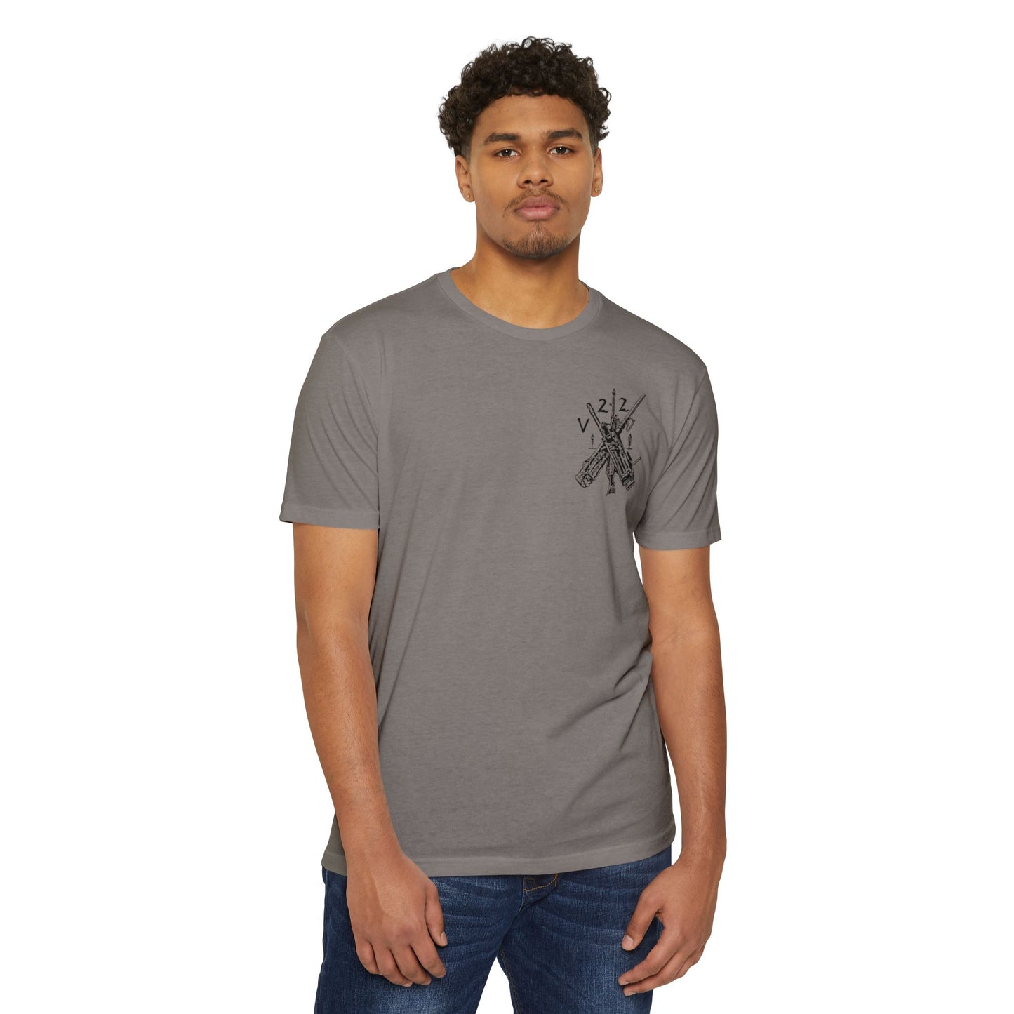 V22 heavy guns black shirt