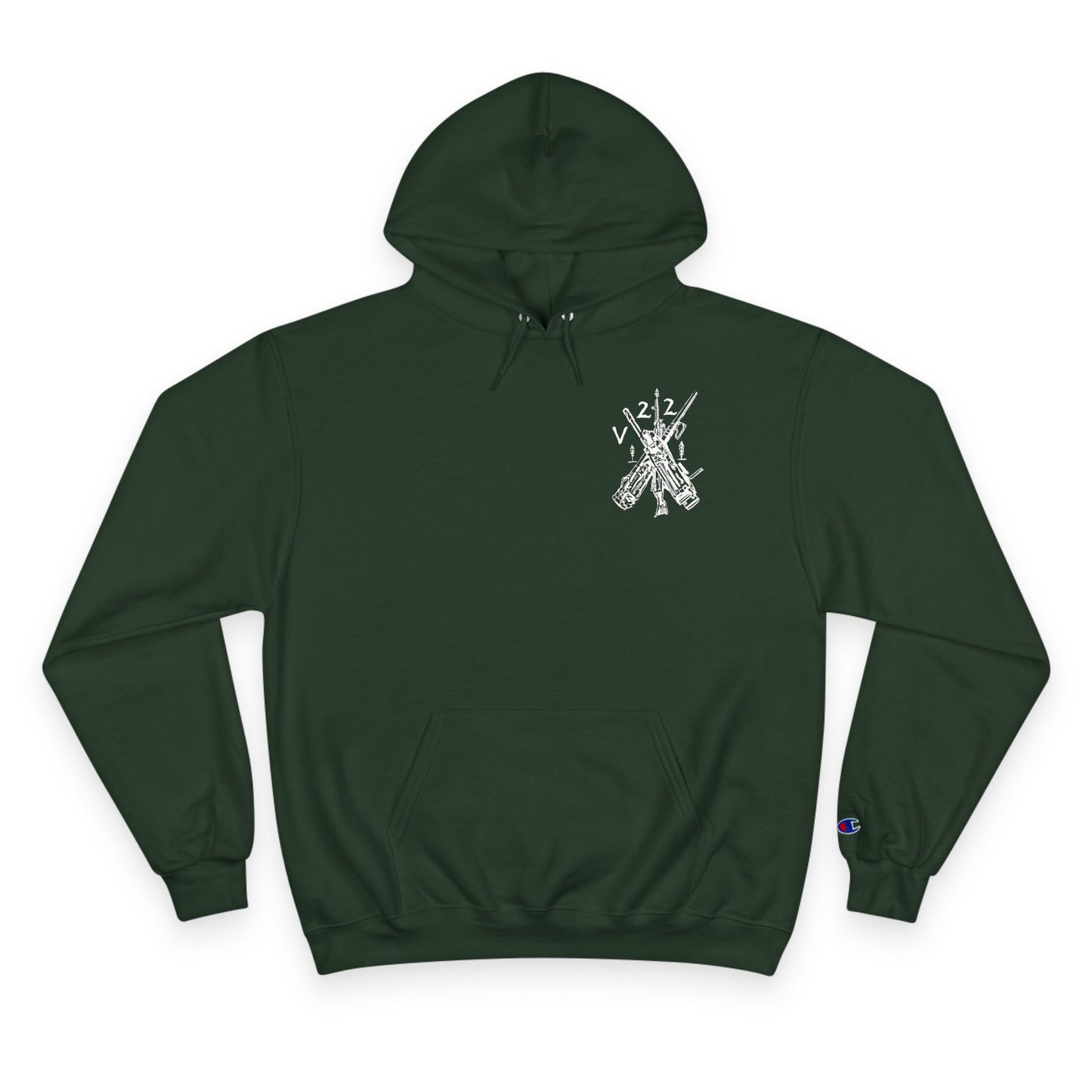 V22 HEAVY GUNS Champion Hoodie white