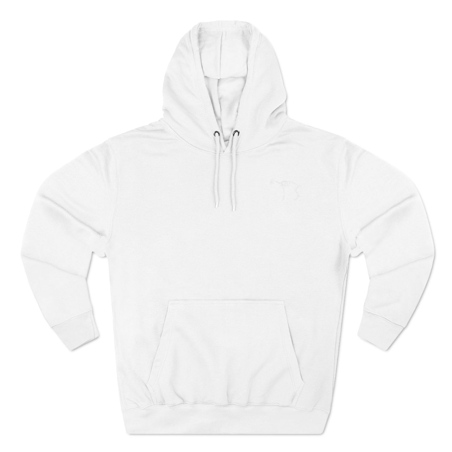 W-M “BONE GOAT” Three-Panel Fleece Hoodie