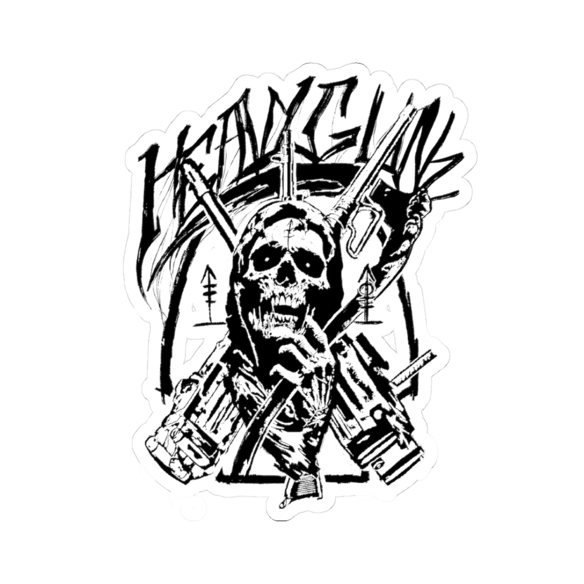 Heavy guns Sticker bold