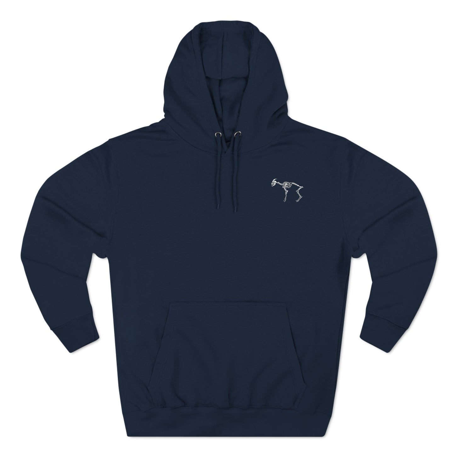 W-M “BONE GOAT” Three-Panel Fleece Hoodie