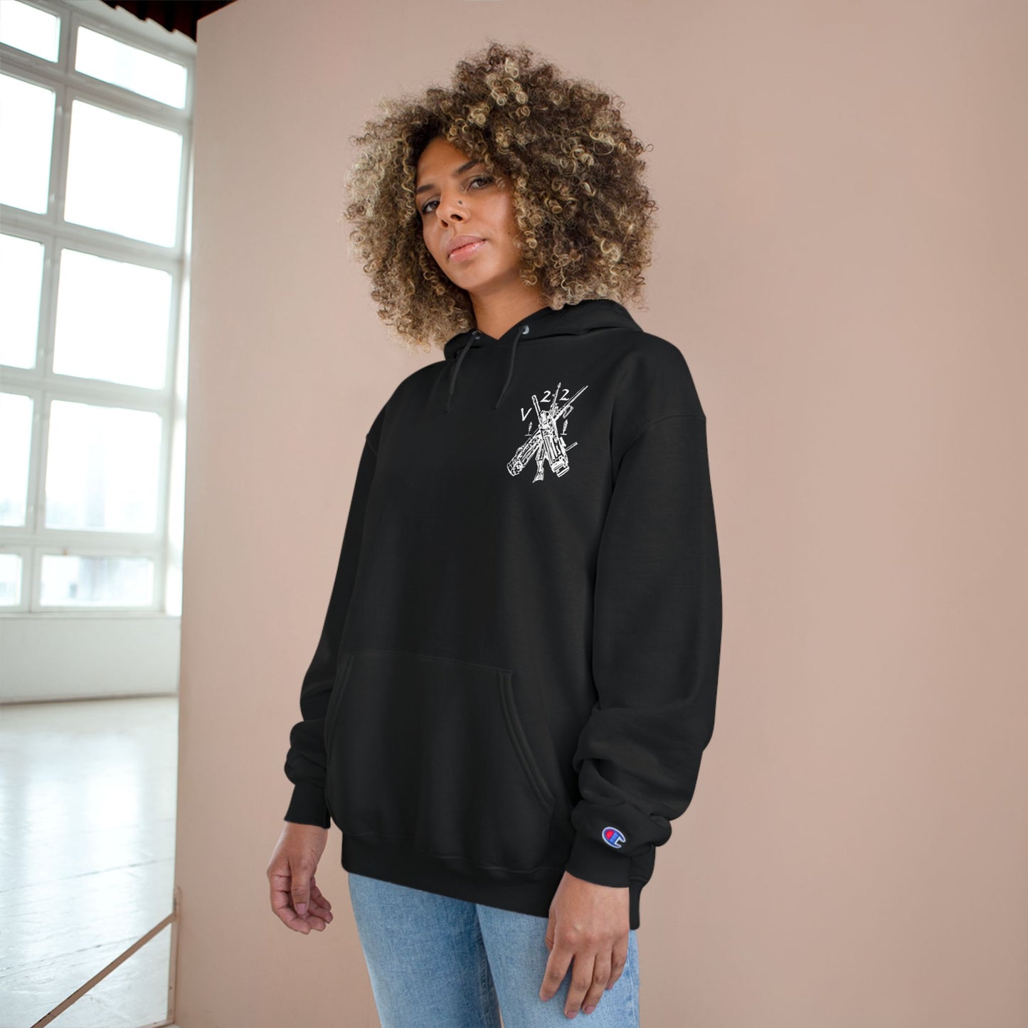 V22 HEAVY GUNS Champion Hoodie white