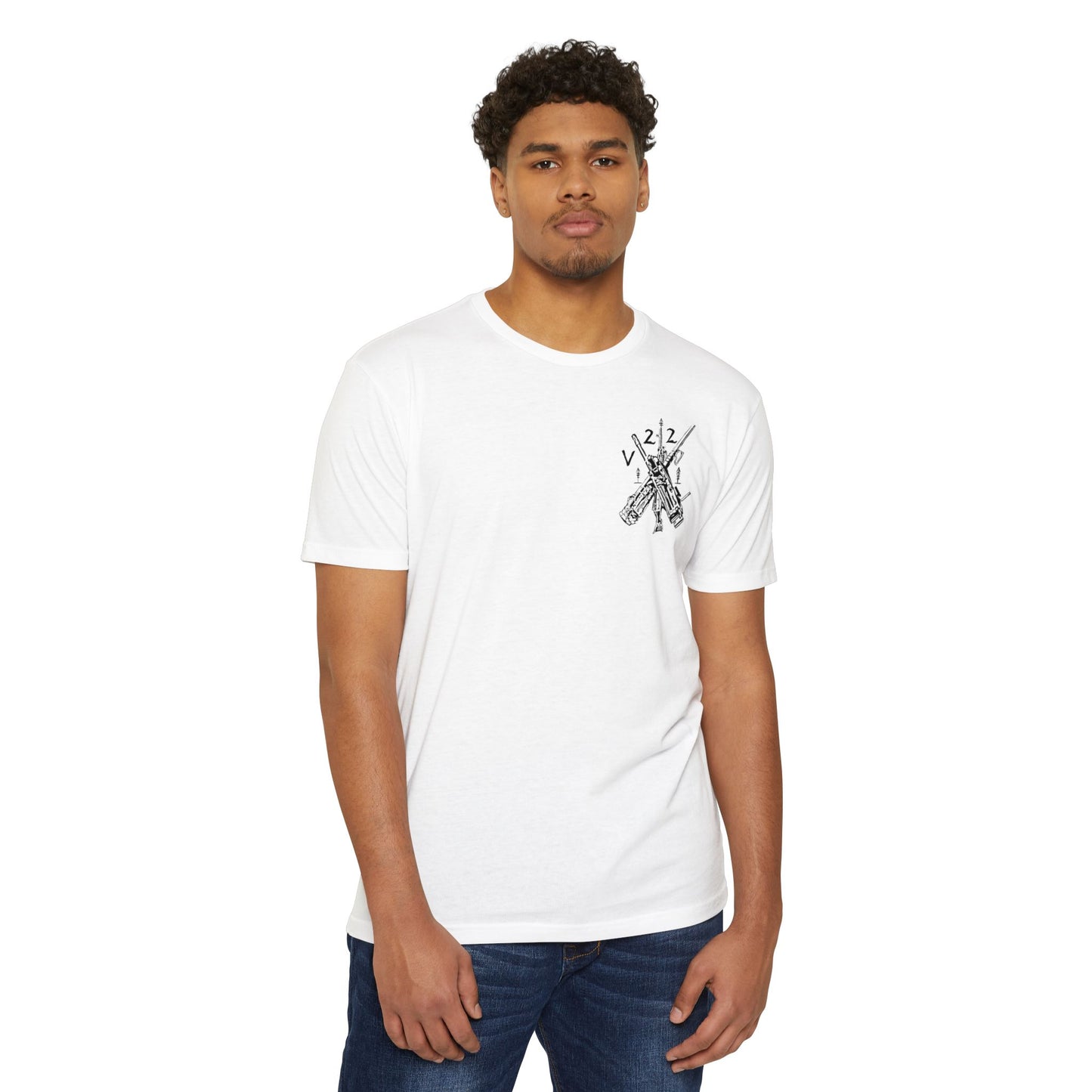 V22 heavy guns black shirt
