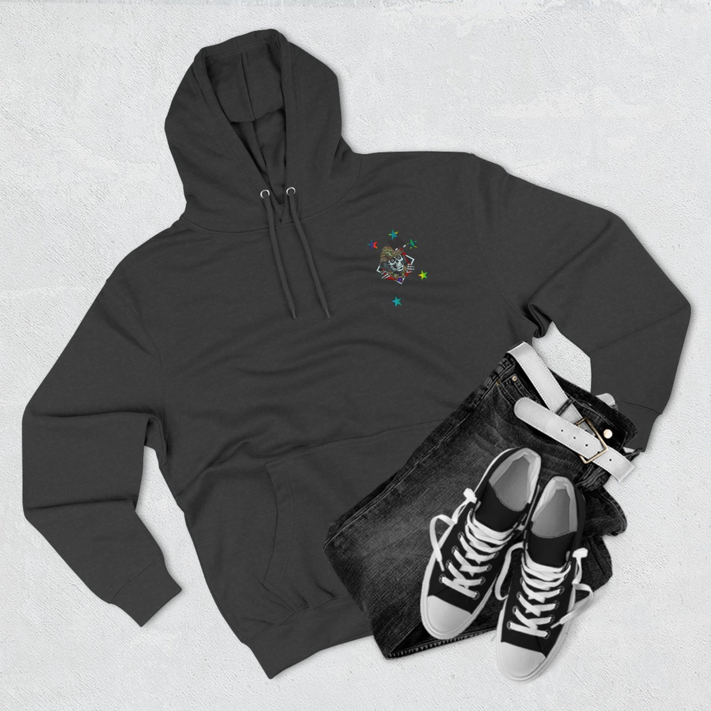 Cooking BANGS Three-Panel Fleece Hoodie