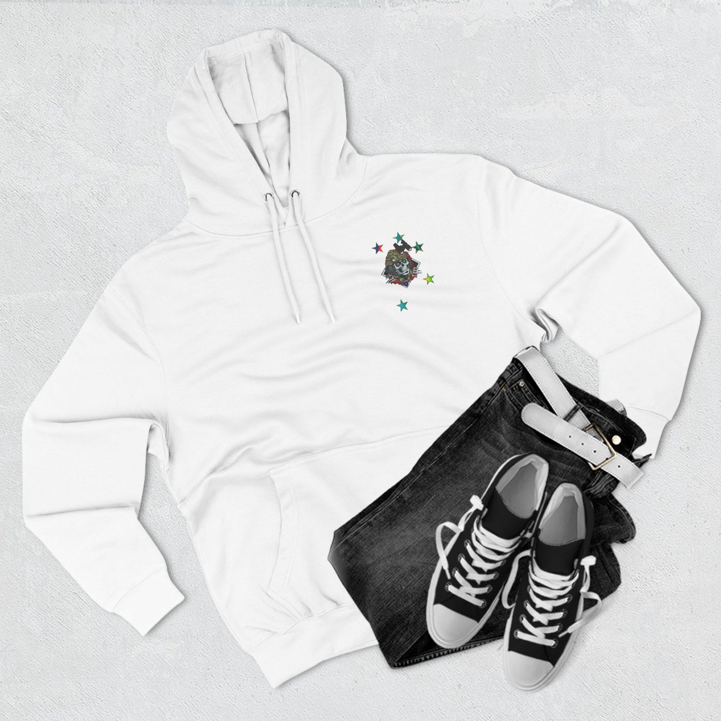 Cooking BANGS Three-Panel Fleece Hoodie