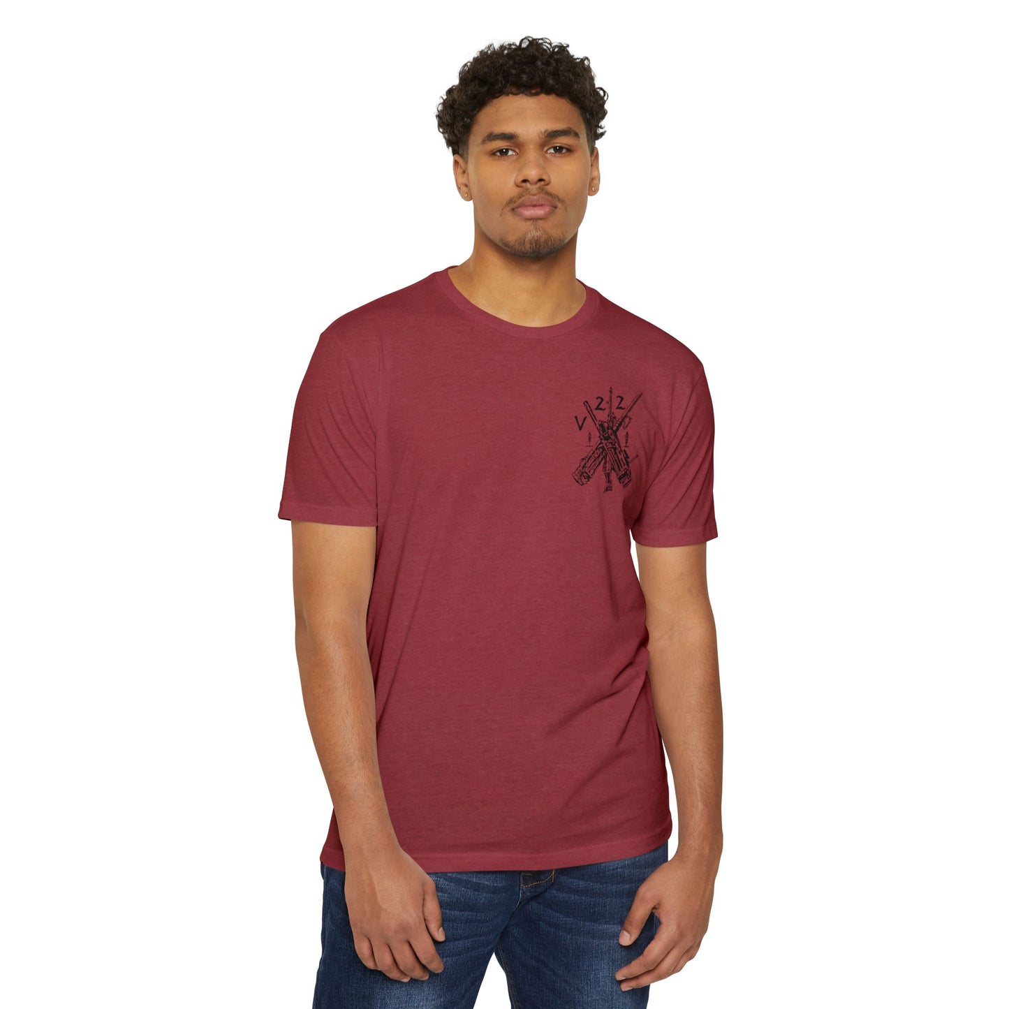 V22 heavy guns black shirt