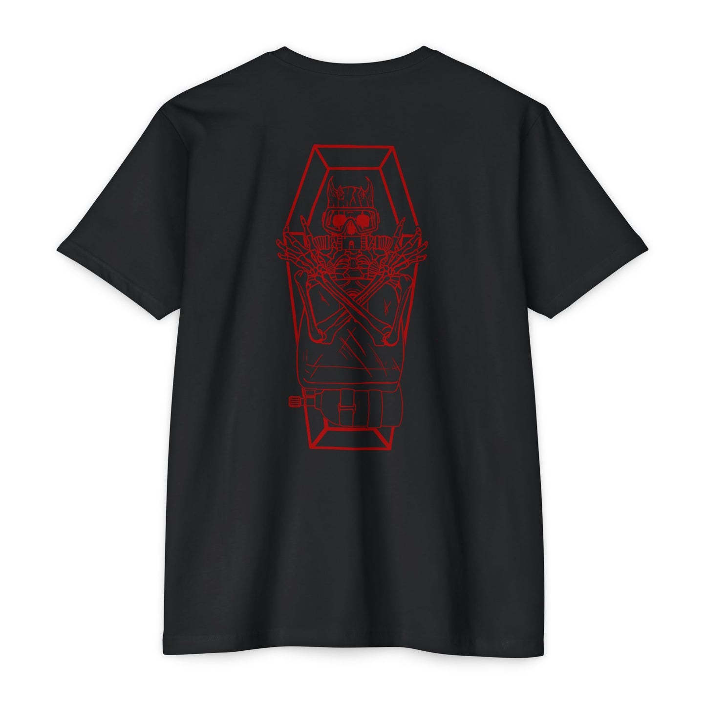 “DEMONS IN THE WATER” COFFIN ⚰️ Unisex CVC Jersey T-shirt