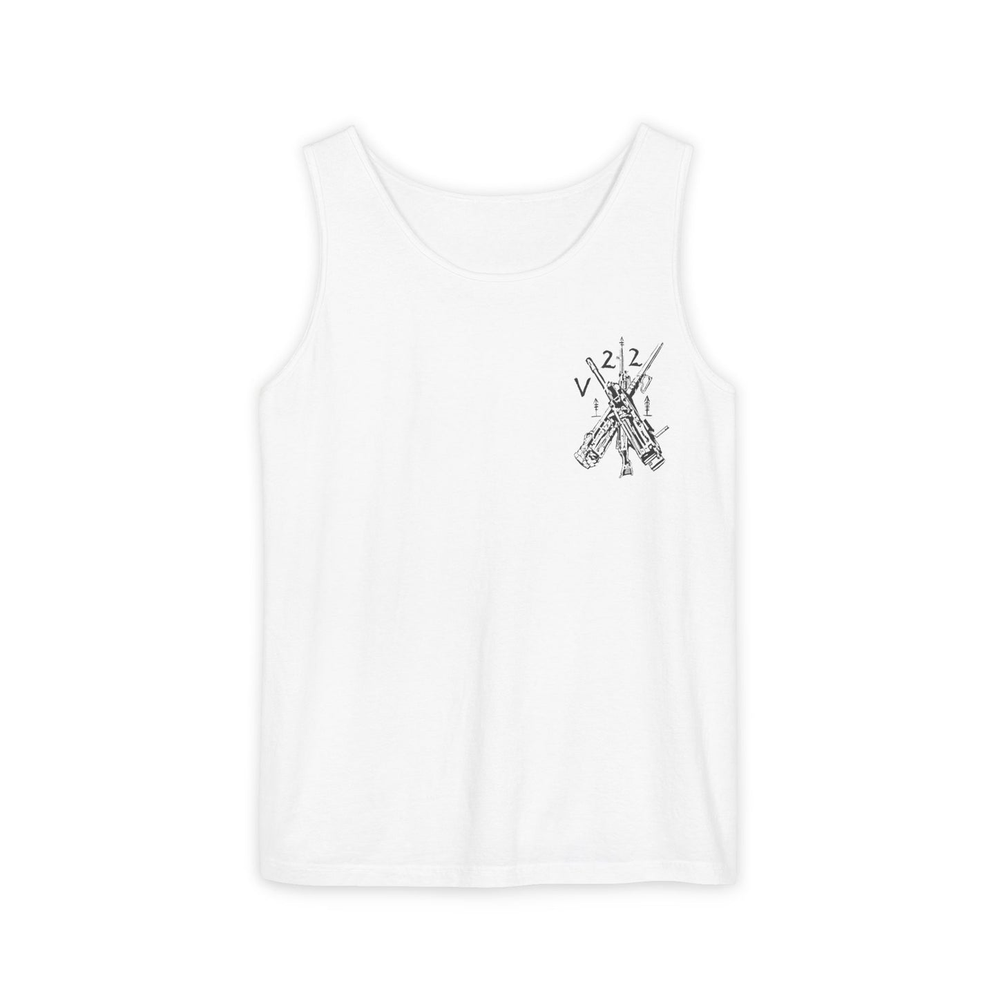 V22 heavy guns black Tank Top