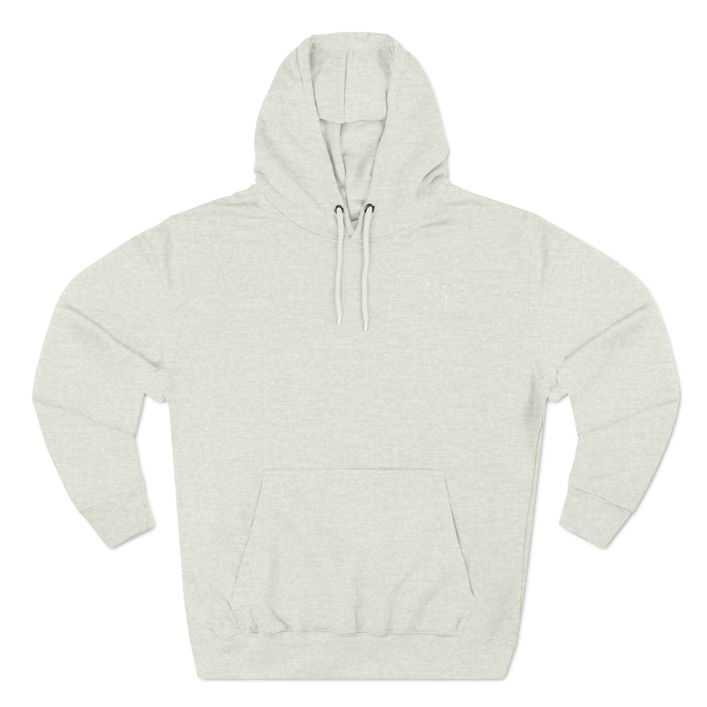 W-M “BONE GOAT” Three-Panel Fleece Hoodie