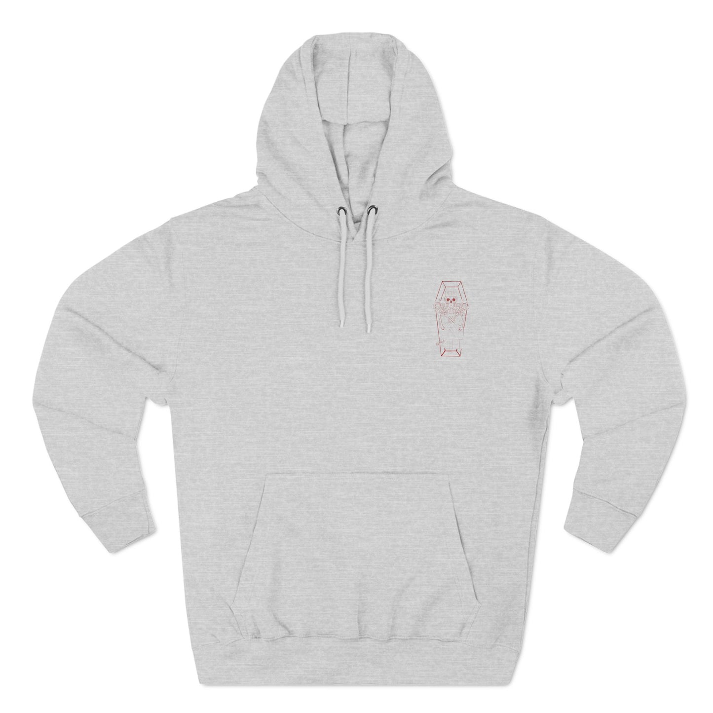 Demons in the water Three-Panel Fleece Hoodie