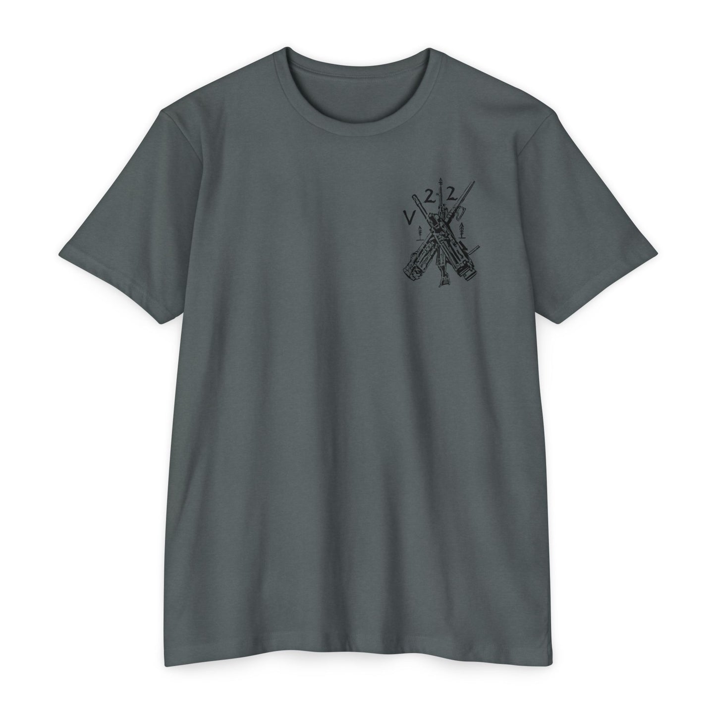 V22 heavy guns black shirt
