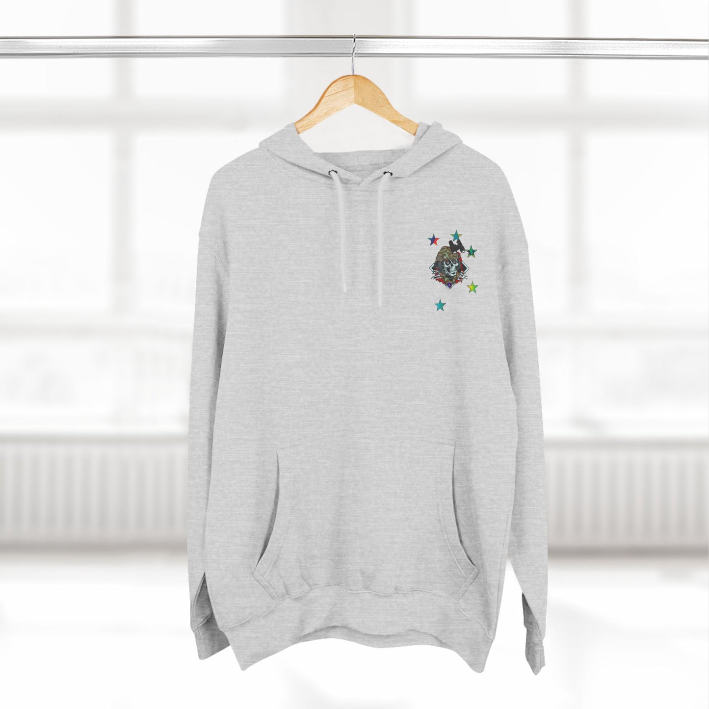 Cooking BANGS Three-Panel Fleece Hoodie
