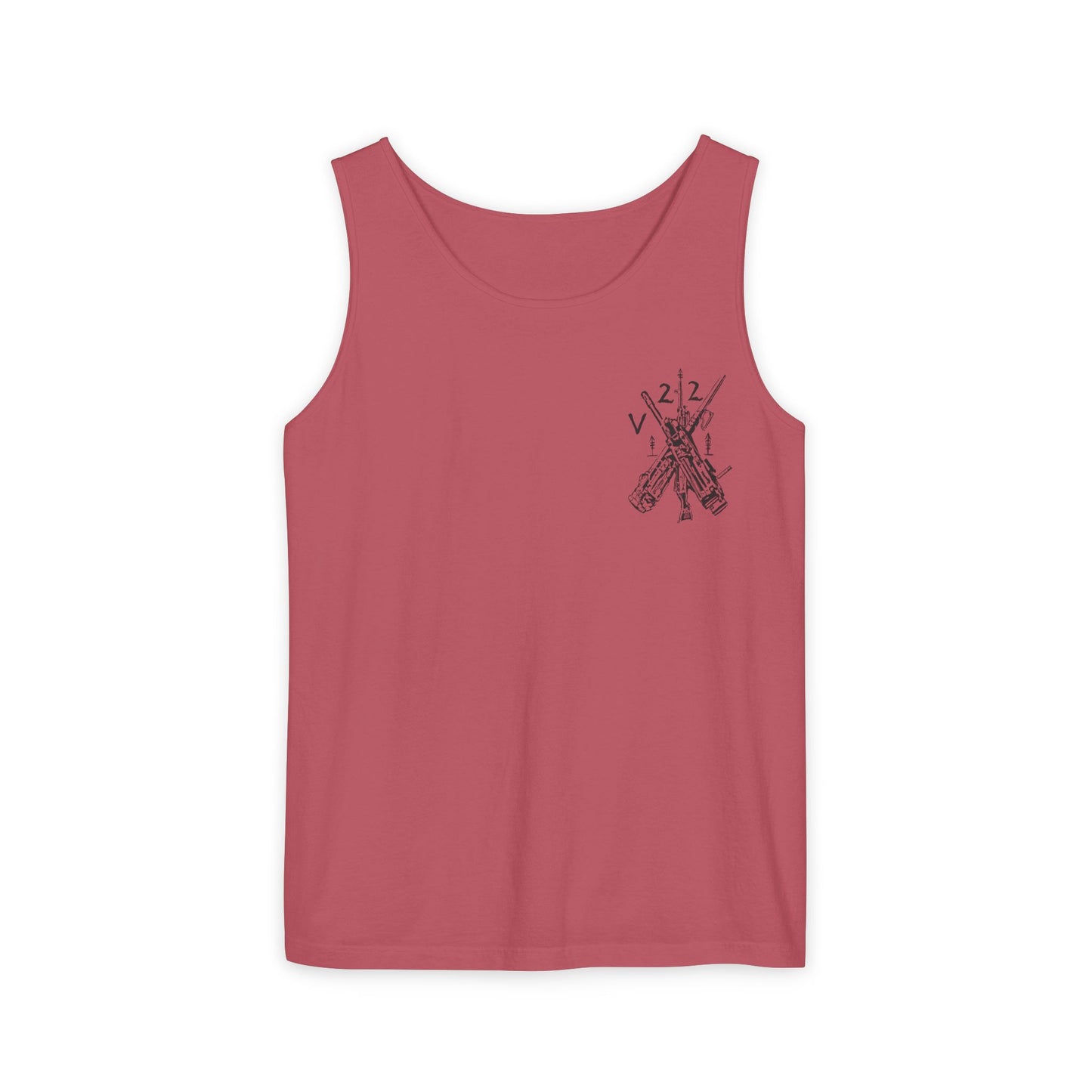 V22 heavy guns black Tank Top