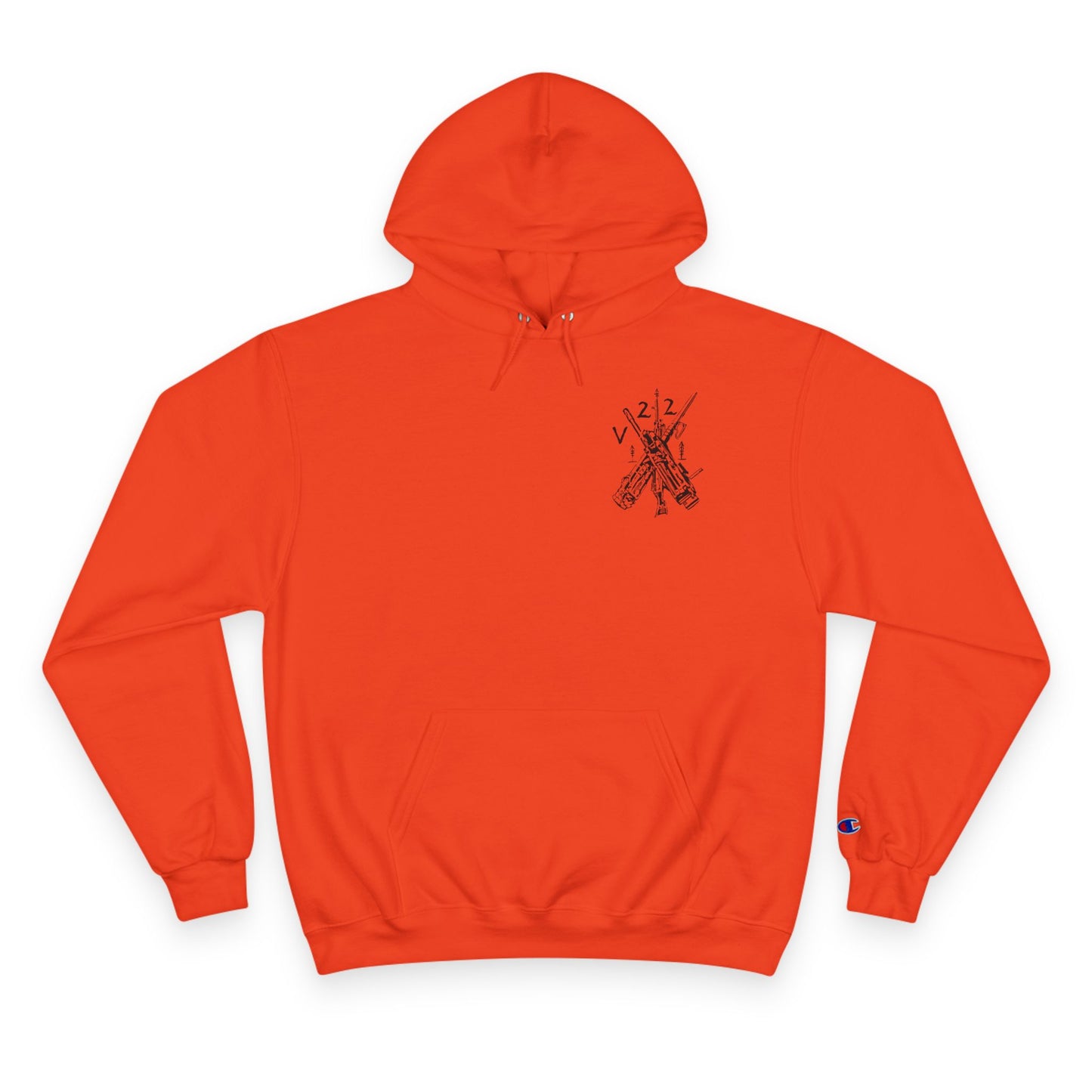 V22 HEAVY GUNS Champion Hoodie black