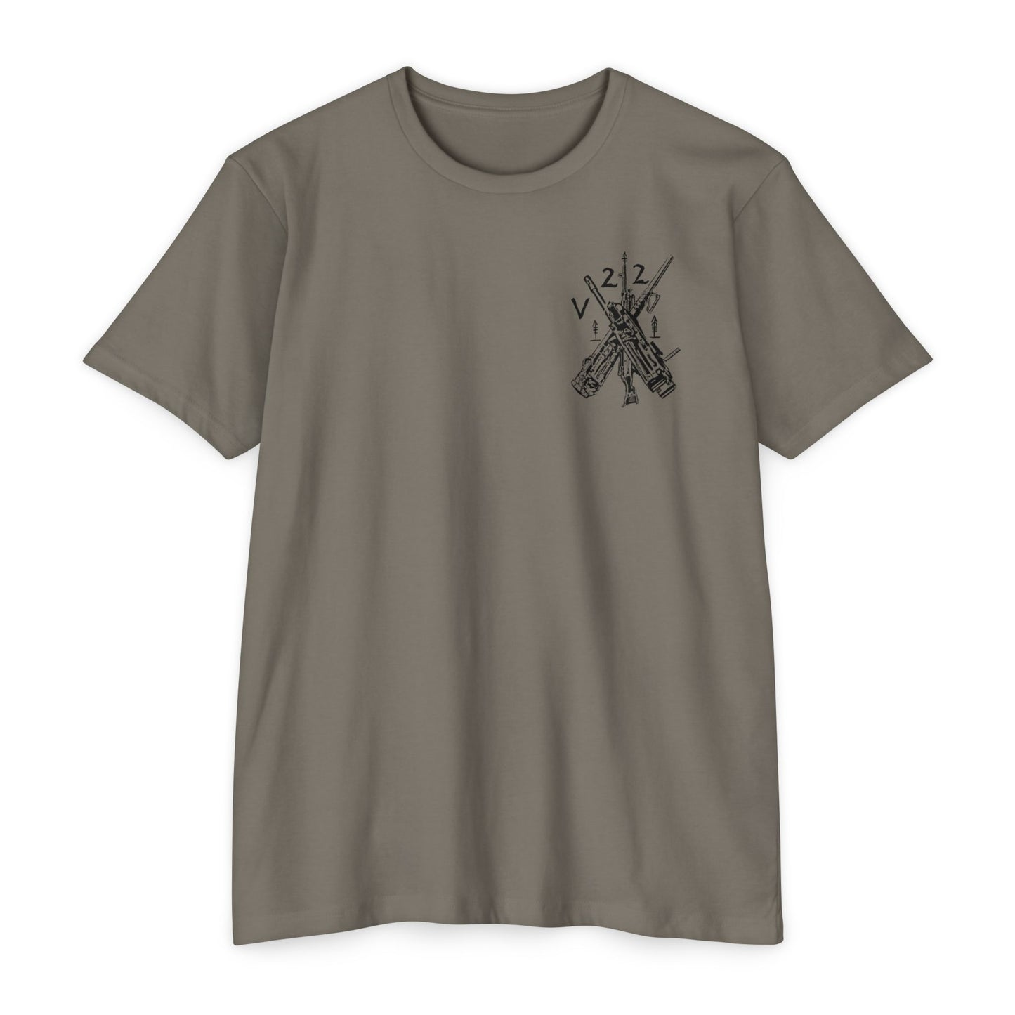 V22 heavy guns black shirt