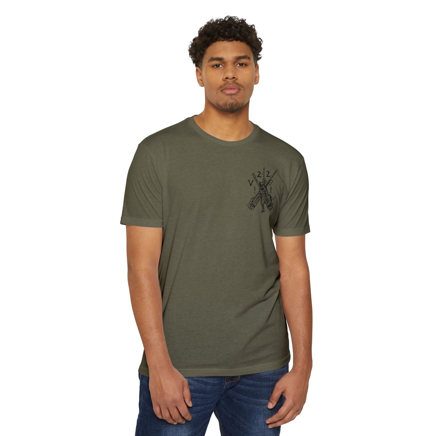 V22 heavy guns black shirt