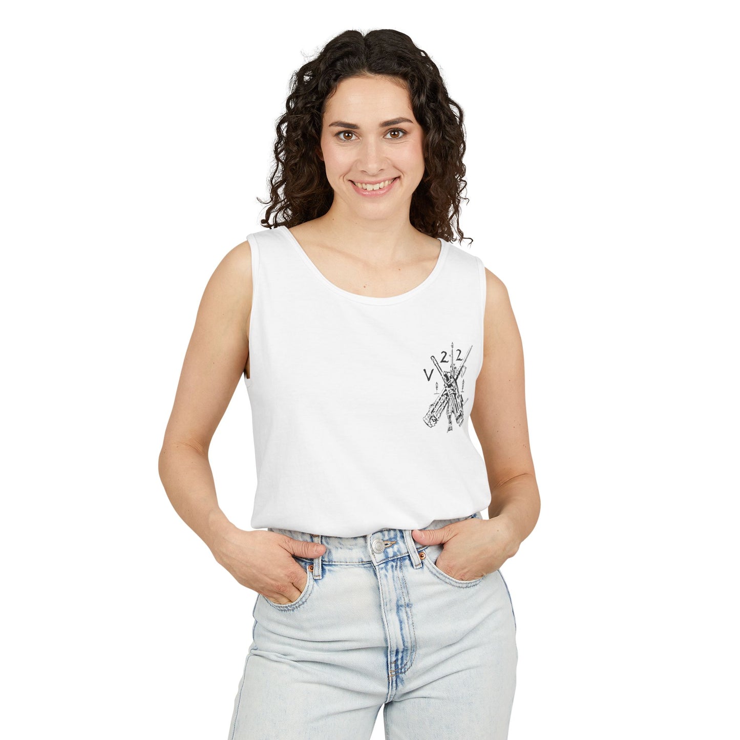 V22 heavy guns black Tank Top