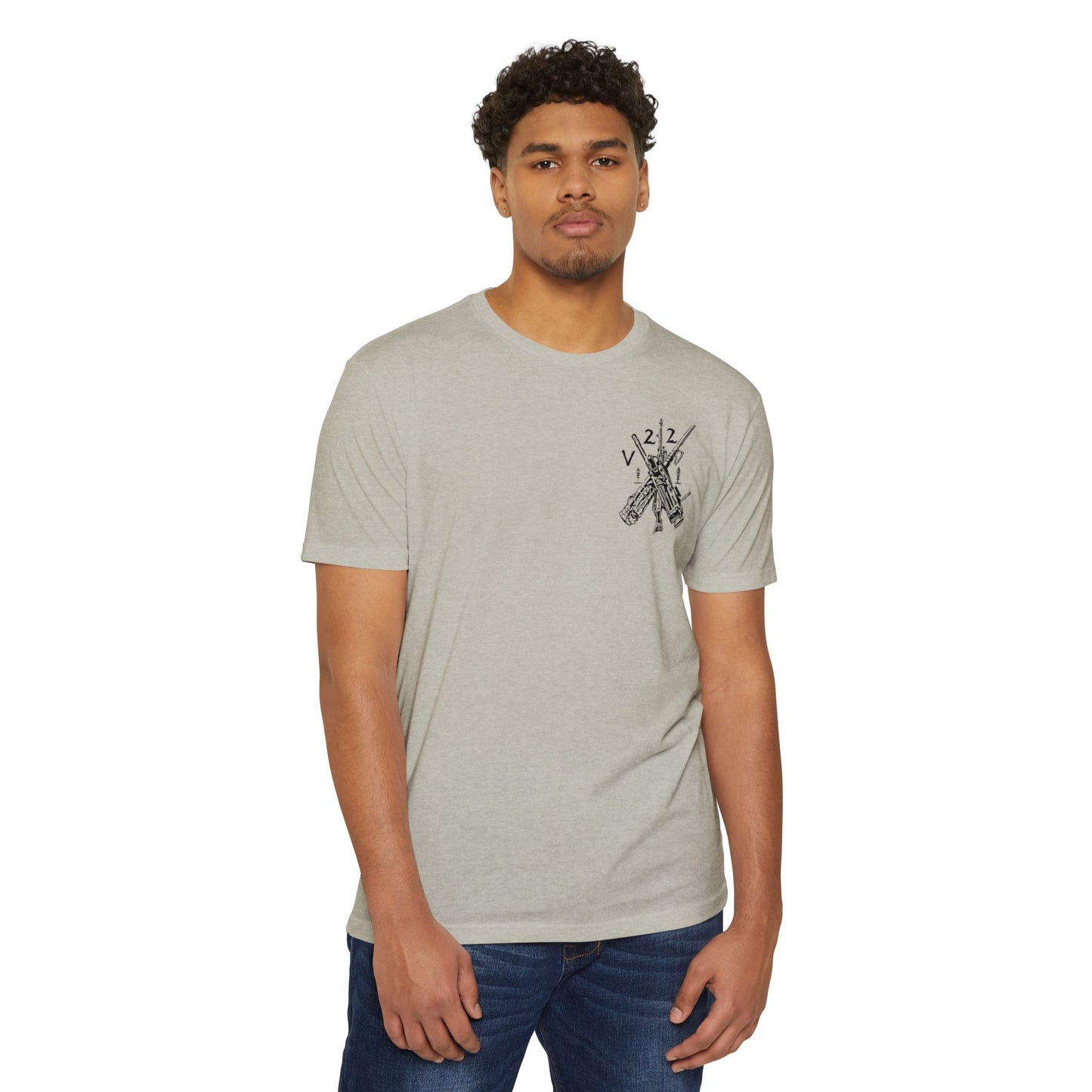 V22 heavy guns black shirt