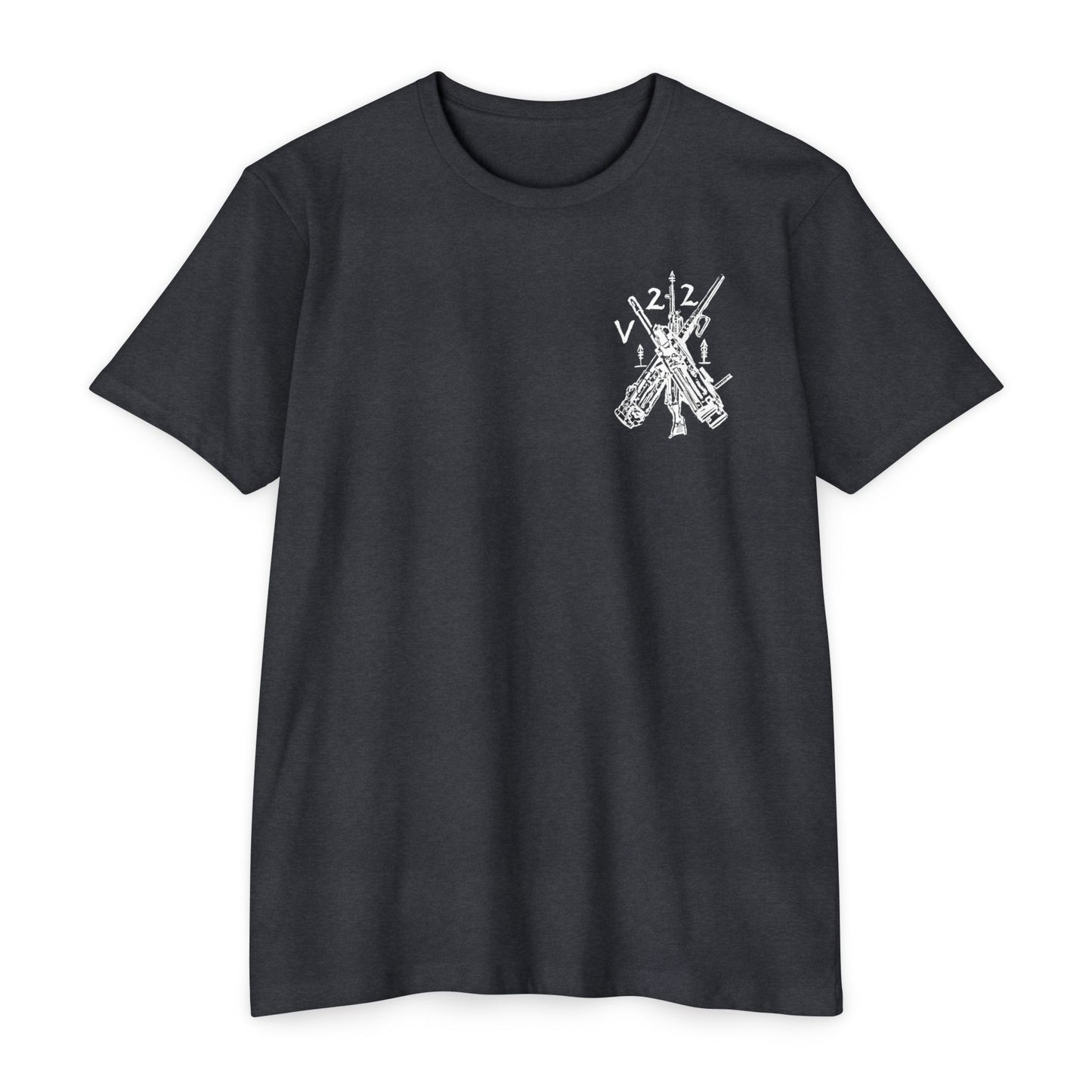 V22 heavy guns white shirt