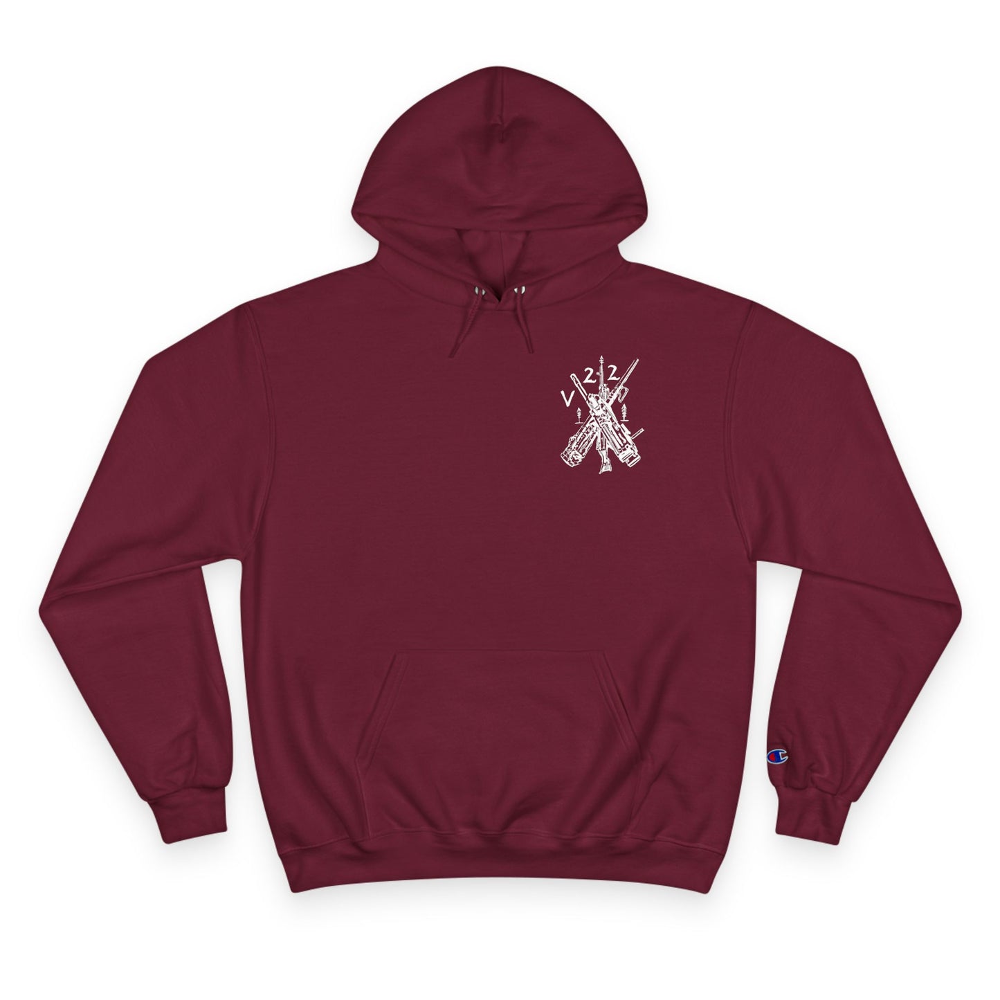 V22 HEAVY GUNS Champion Hoodie white