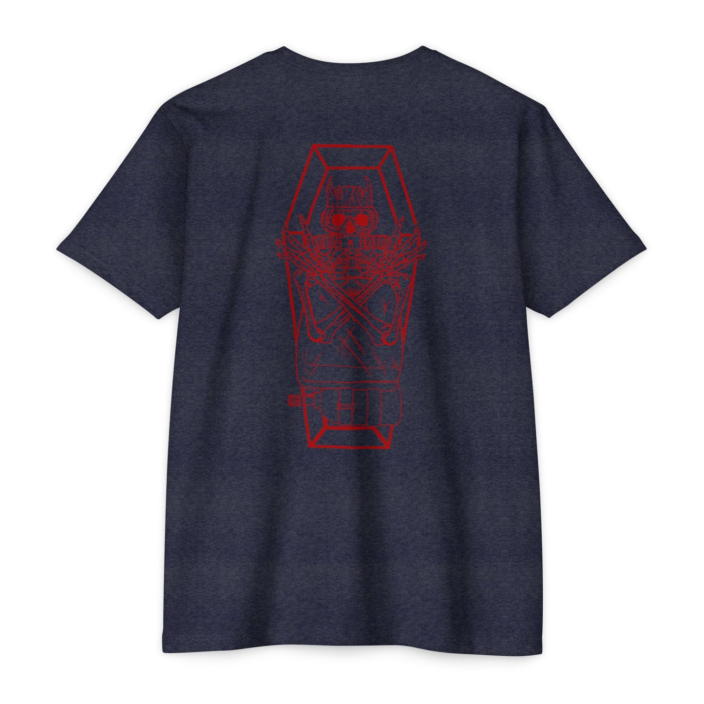 “DEMONS IN THE WATER” COFFIN ⚰️ Unisex CVC Jersey T-shirt