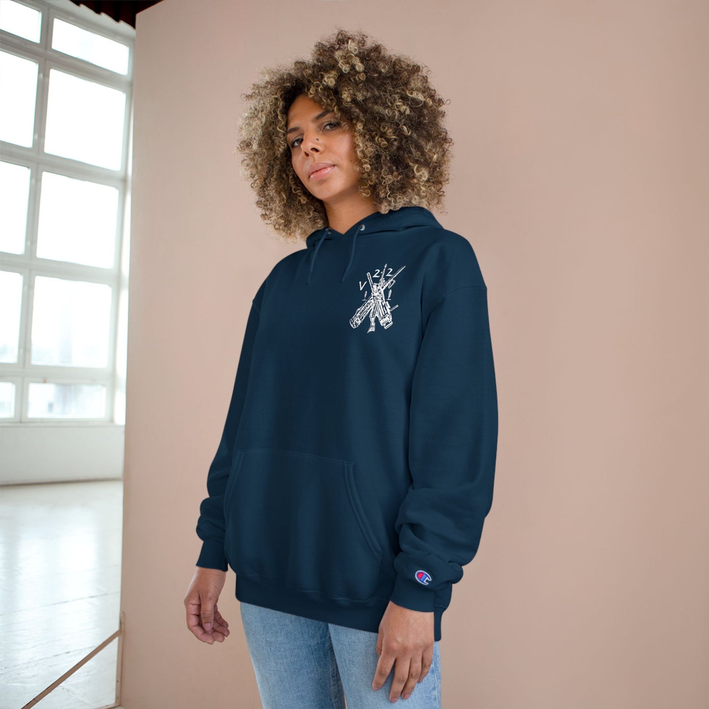 V22 HEAVY GUNS Champion Hoodie white