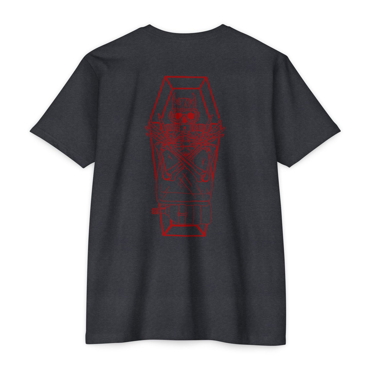 “DEMONS IN THE WATER” COFFIN ⚰️ Unisex CVC Jersey T-shirt