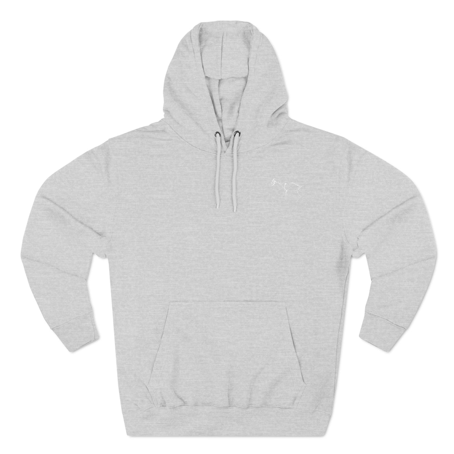 W-M “BONE GOAT” Three-Panel Fleece Hoodie