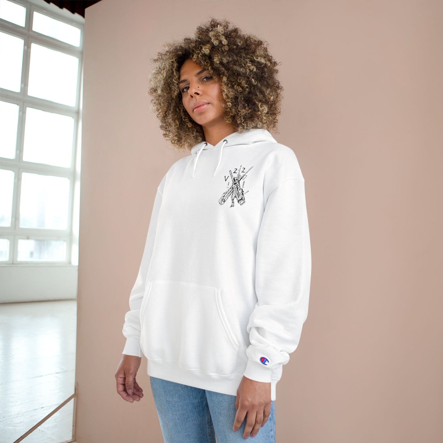 V22 HEAVY GUNS Champion Hoodie black