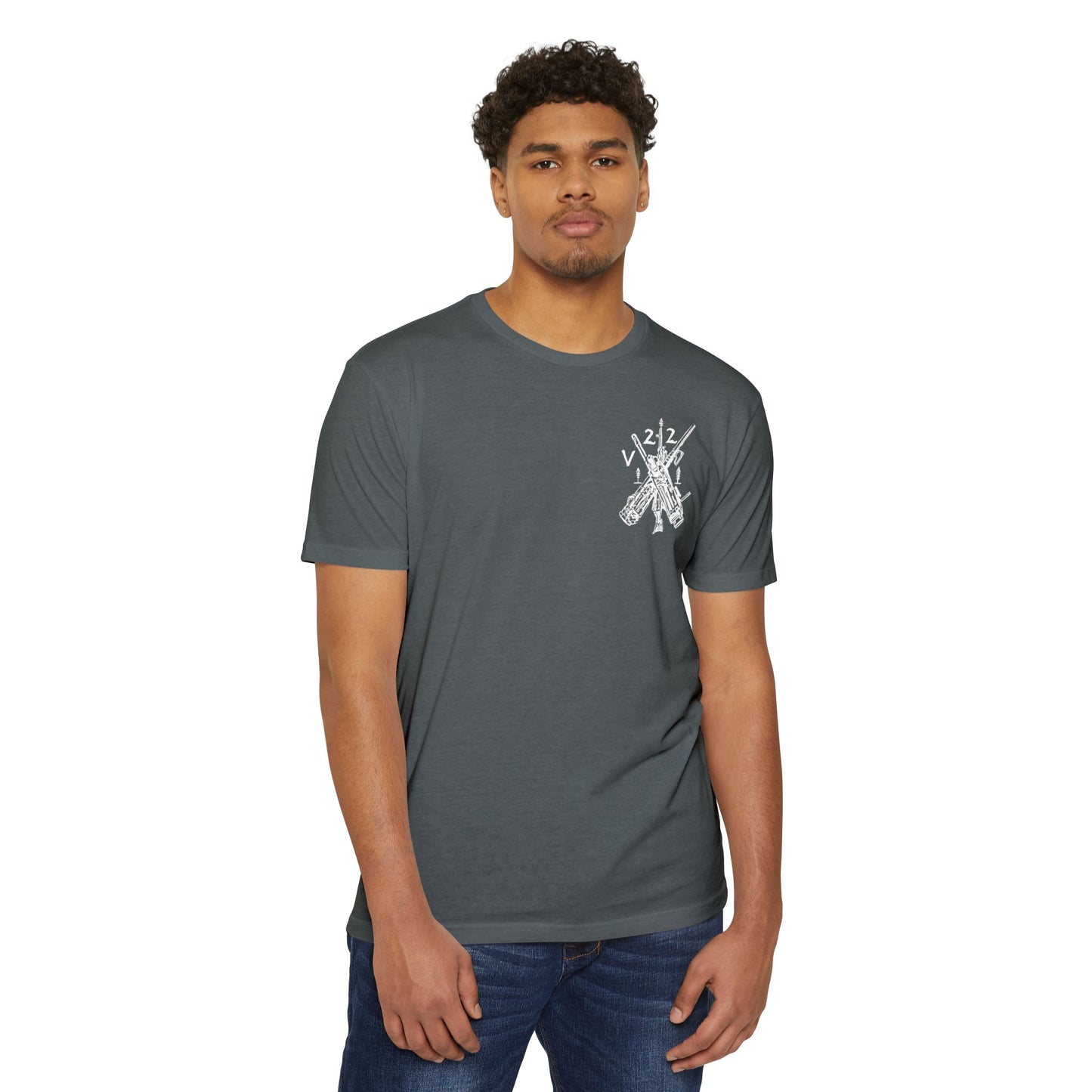 V22 heavy guns white shirt