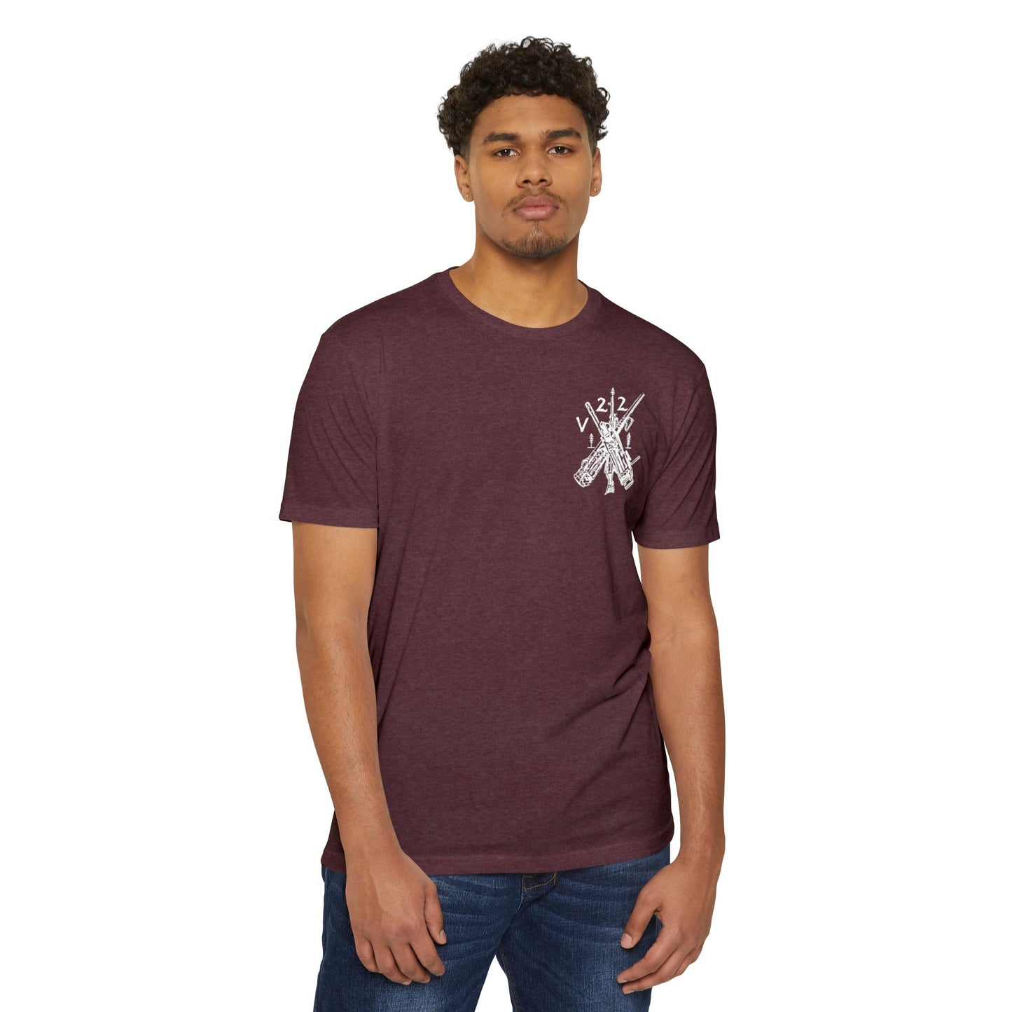 V22 heavy guns white shirt