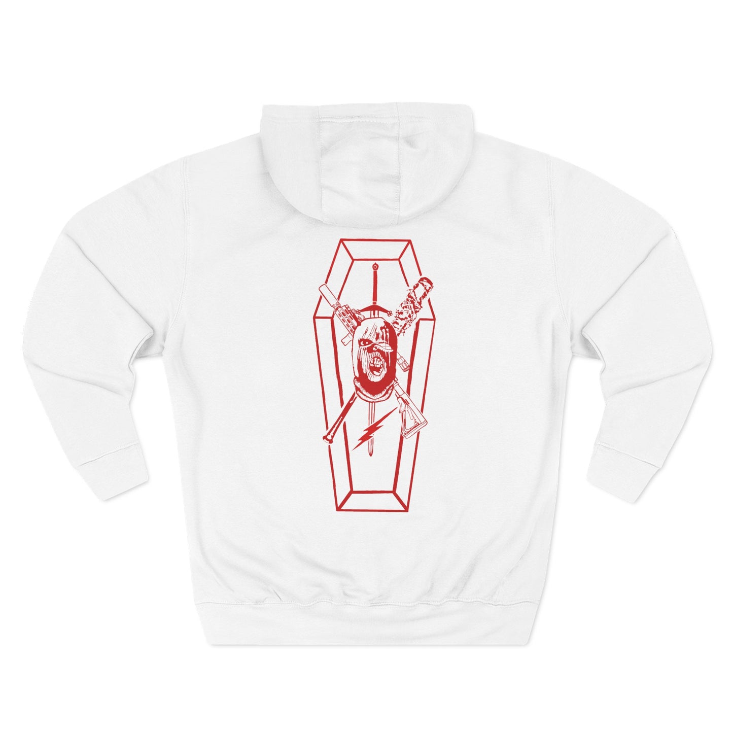 W-M HITMAN 1 Three-Panel Fleece Hoodie COFFIN