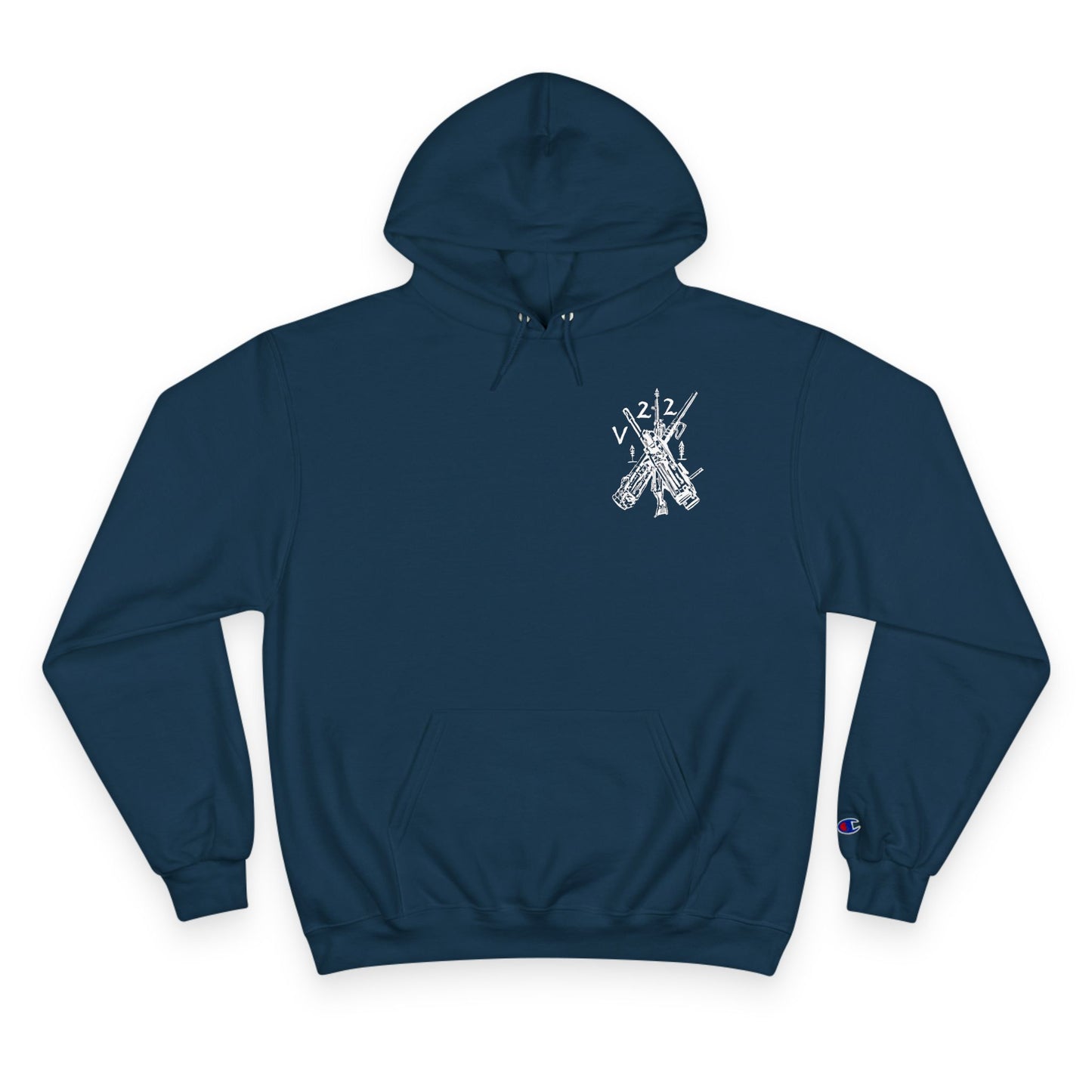 V22 HEAVY GUNS Champion Hoodie white