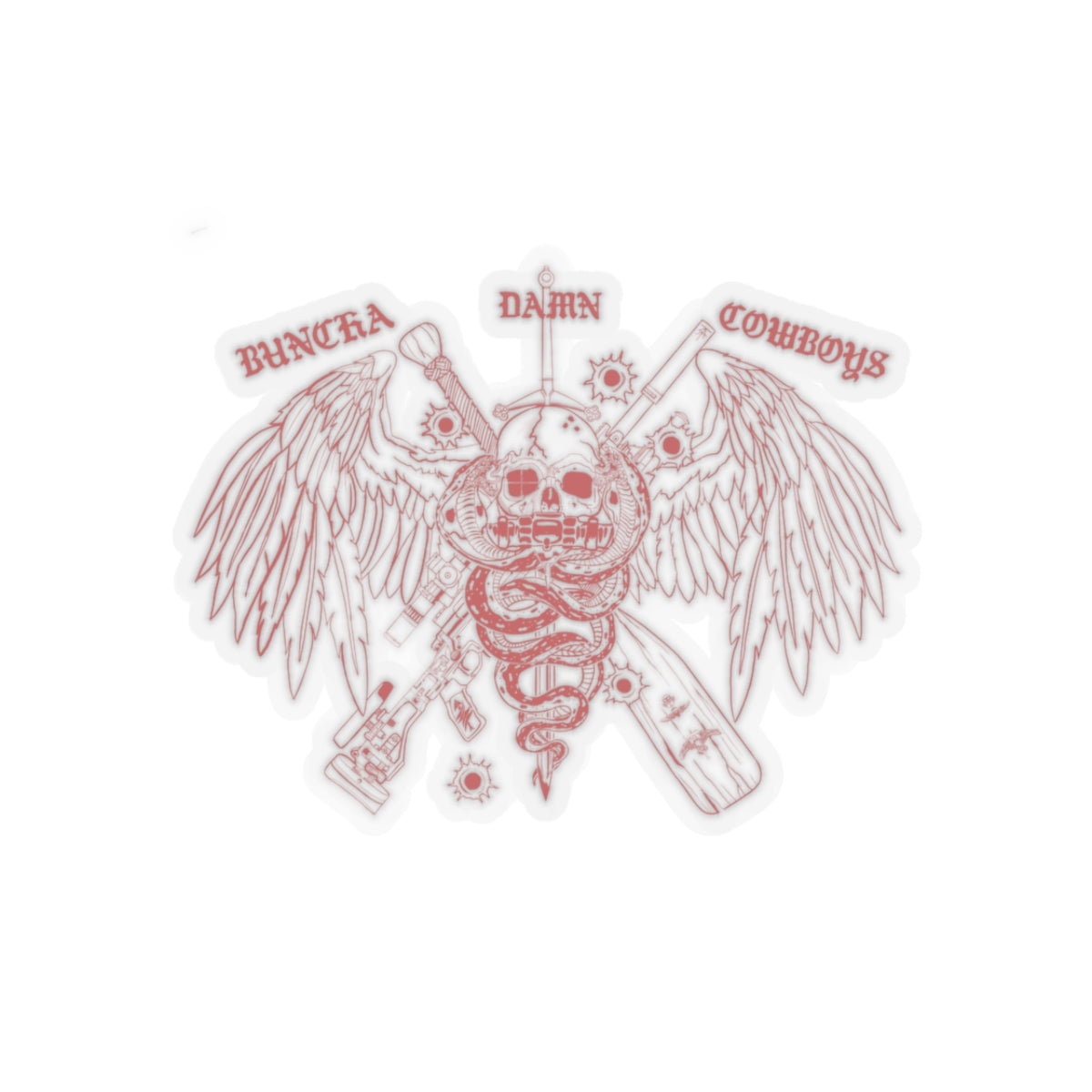 Copy of W-M “BDC” Kiss-Cut Stickers