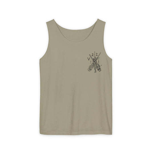 V22 heavy guns black Tank Top