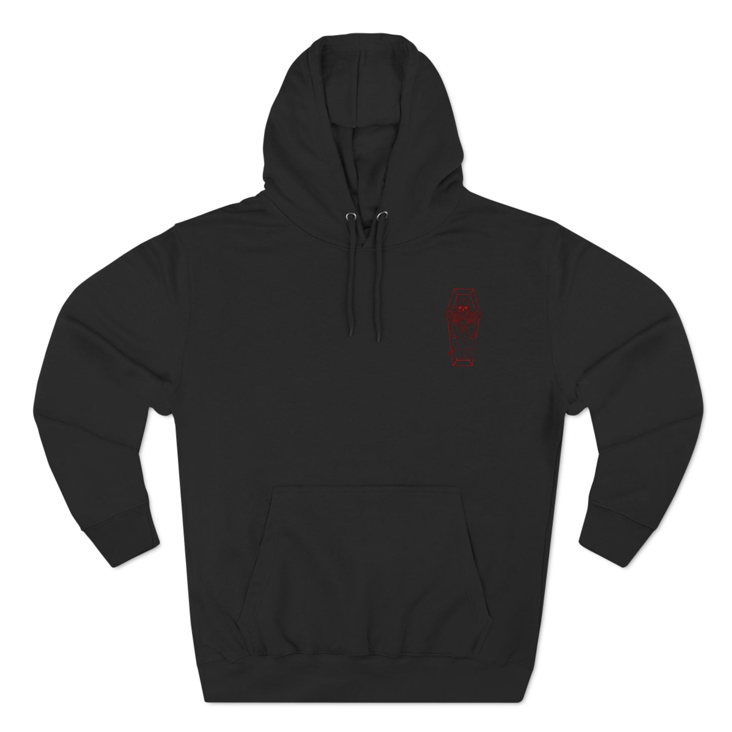 Demons in the water Three-Panel Fleece Hoodie