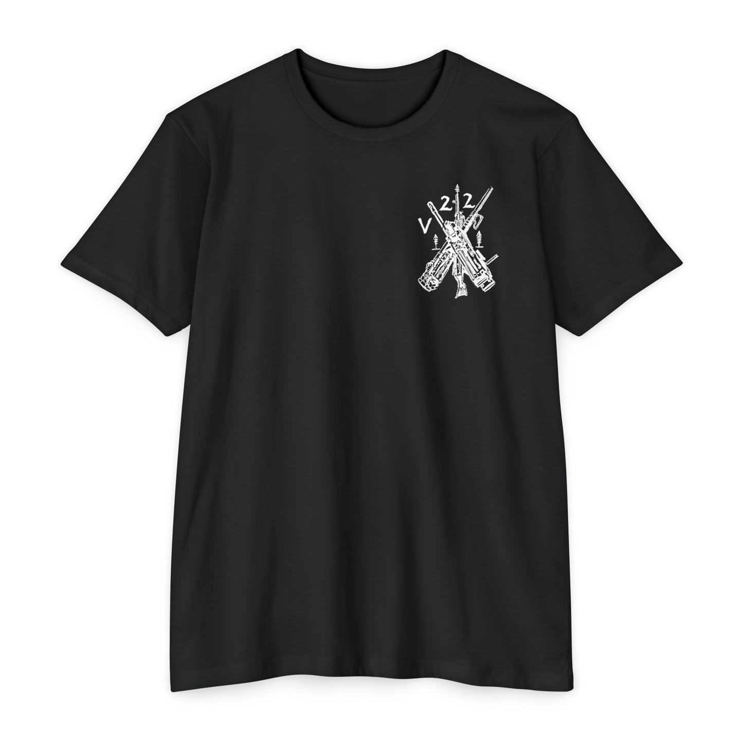 V22 heavy guns white shirt