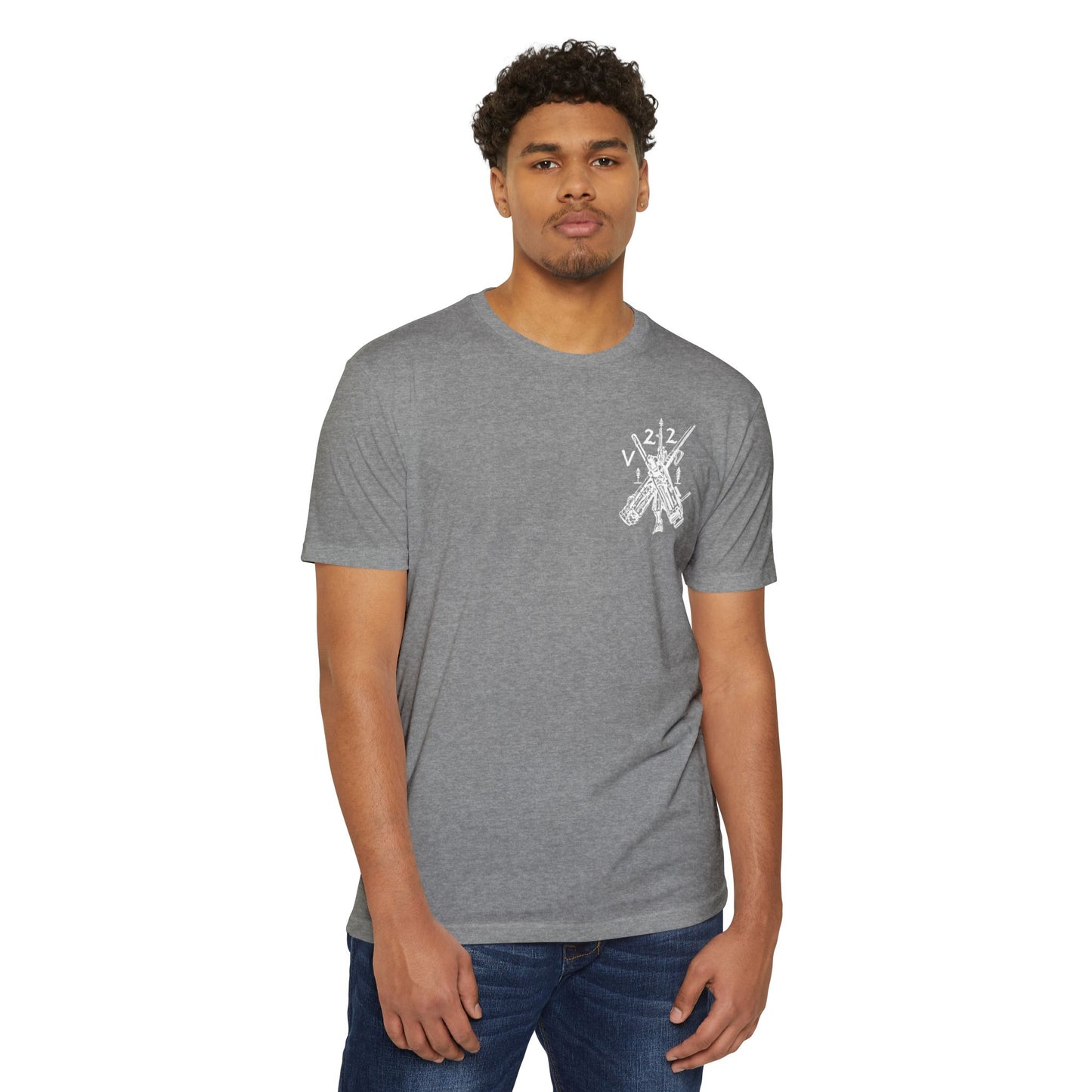 V22 heavy guns white shirt