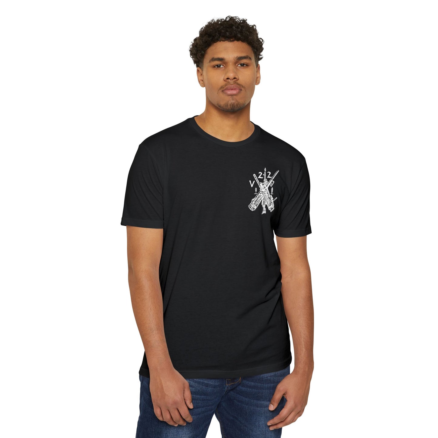 V22 heavy guns white shirt