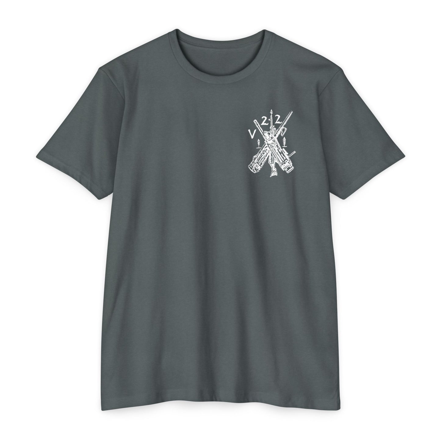 V22 heavy guns white shirt