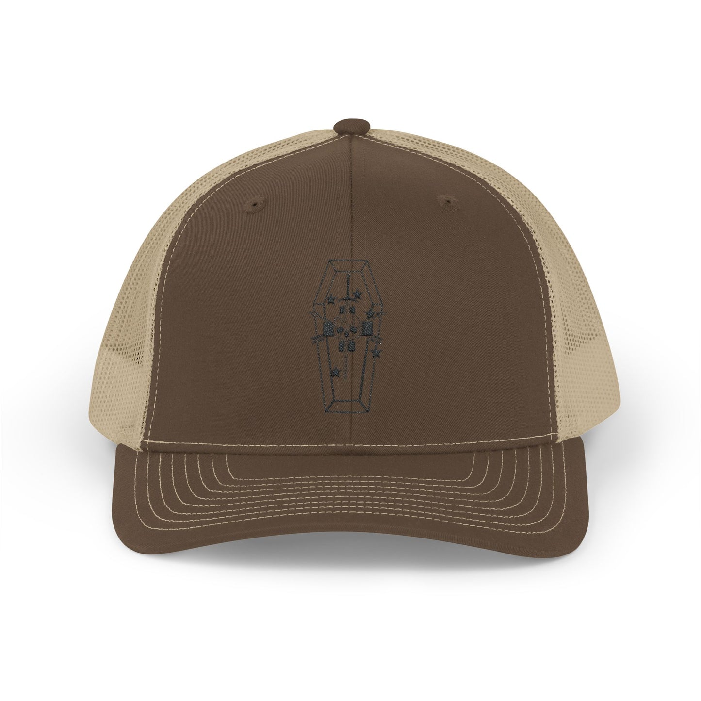 Whiskey Mike coffin Snapback Trucker Cap