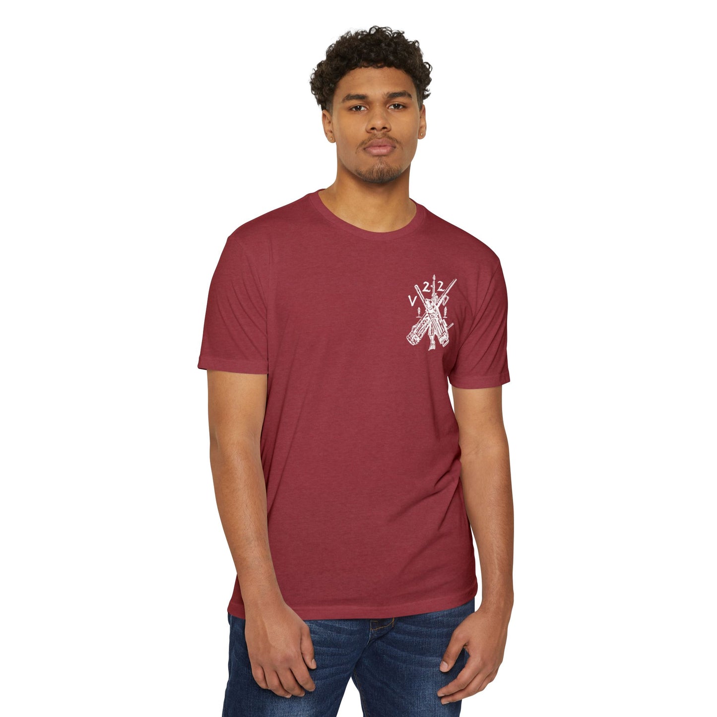 V22 heavy guns white shirt