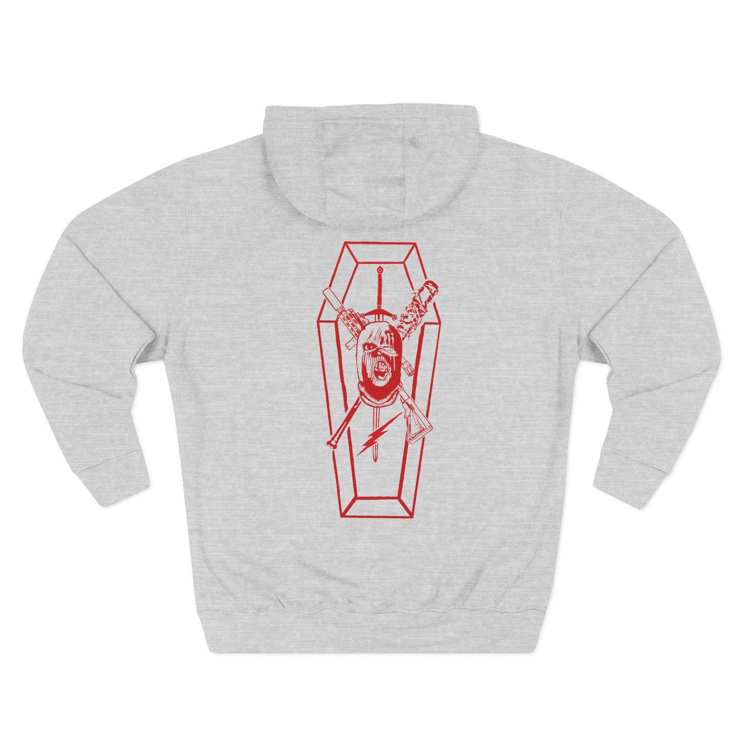 W-M HITMAN 1 Three-Panel Fleece Hoodie COFFIN